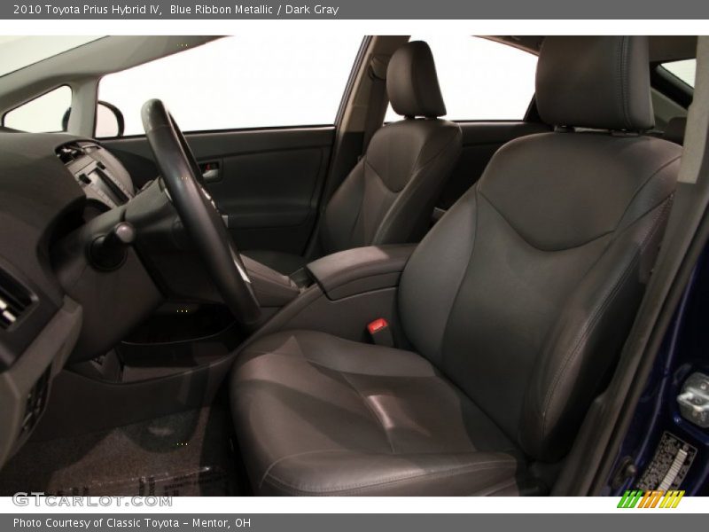 Blue Ribbon Metallic / Dark Gray 2010 Toyota Prius Hybrid IV