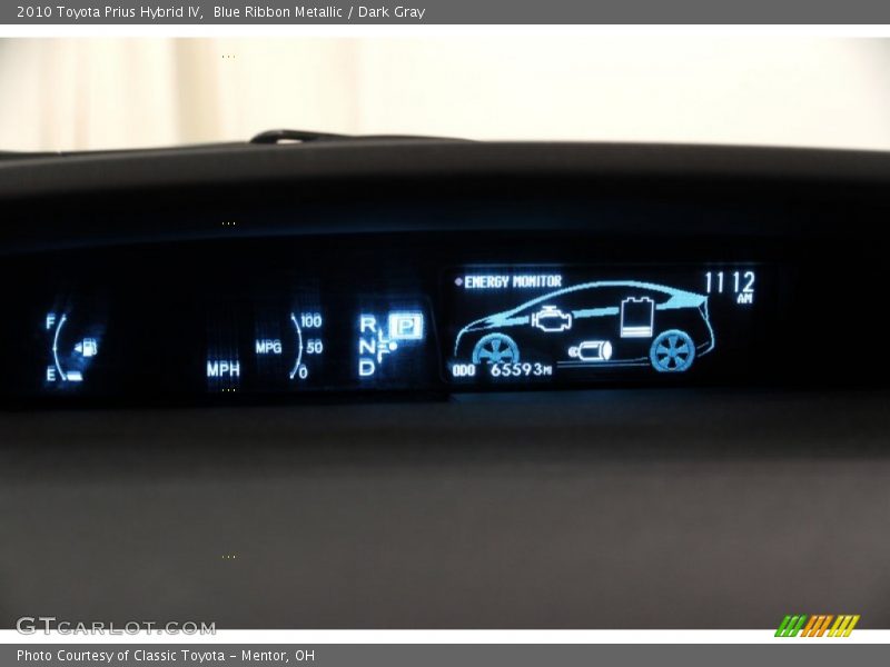 Blue Ribbon Metallic / Dark Gray 2010 Toyota Prius Hybrid IV