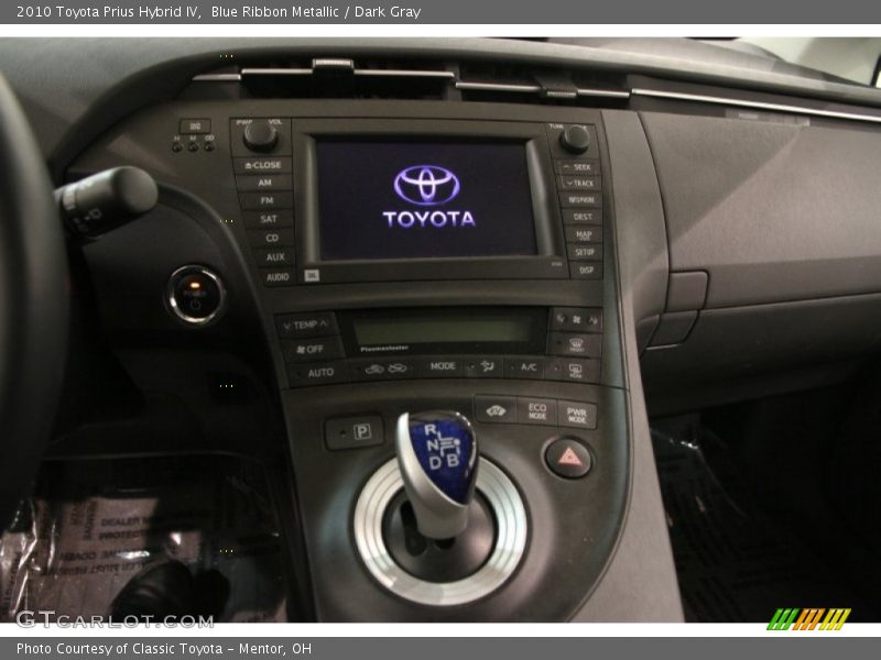 Blue Ribbon Metallic / Dark Gray 2010 Toyota Prius Hybrid IV