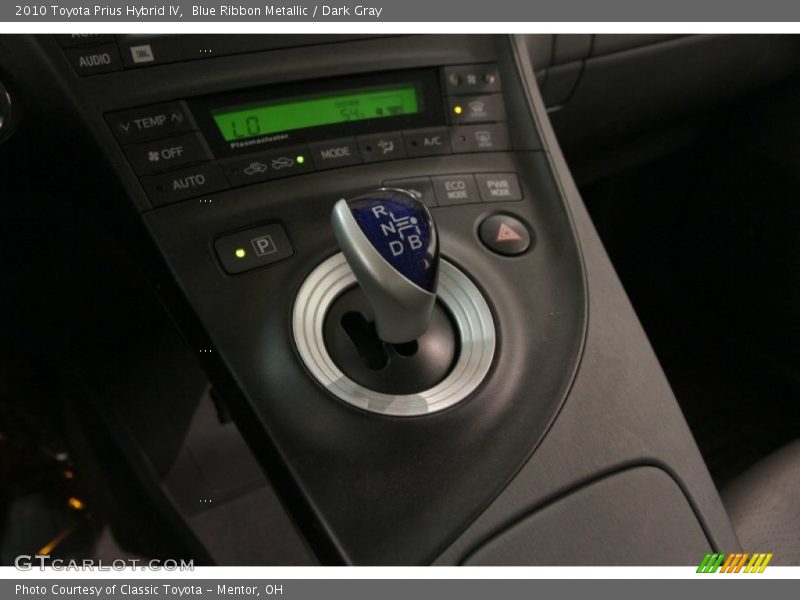 Blue Ribbon Metallic / Dark Gray 2010 Toyota Prius Hybrid IV