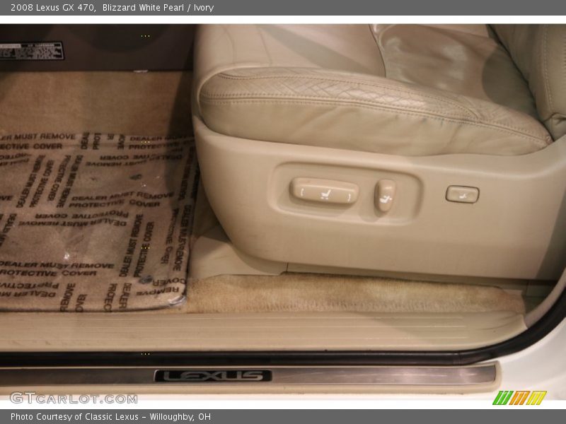 Blizzard White Pearl / Ivory 2008 Lexus GX 470