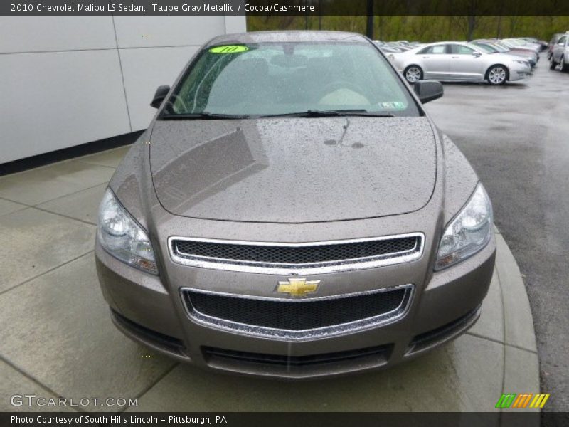 Taupe Gray Metallic / Cocoa/Cashmere 2010 Chevrolet Malibu LS Sedan