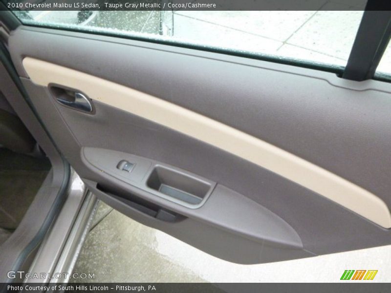 Taupe Gray Metallic / Cocoa/Cashmere 2010 Chevrolet Malibu LS Sedan