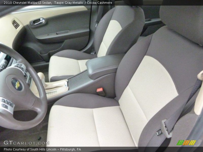 Taupe Gray Metallic / Cocoa/Cashmere 2010 Chevrolet Malibu LS Sedan