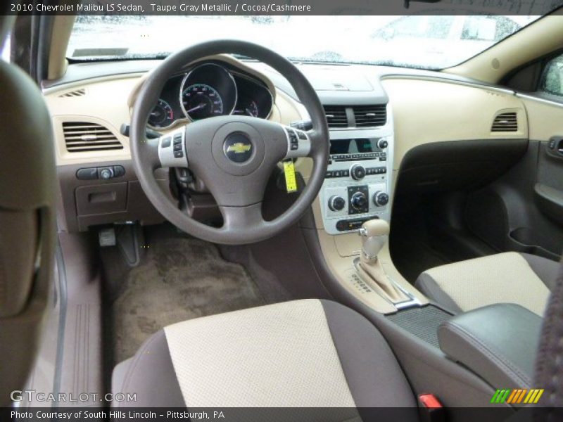 Taupe Gray Metallic / Cocoa/Cashmere 2010 Chevrolet Malibu LS Sedan