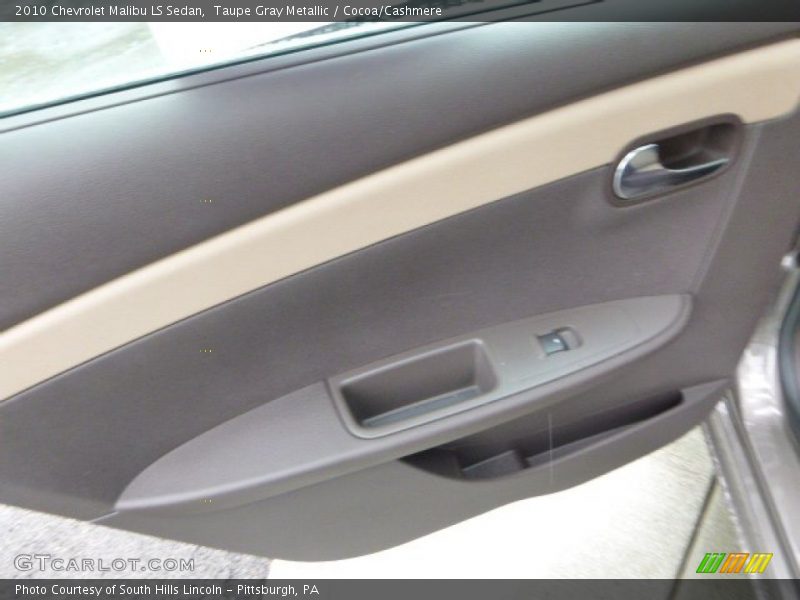 Taupe Gray Metallic / Cocoa/Cashmere 2010 Chevrolet Malibu LS Sedan
