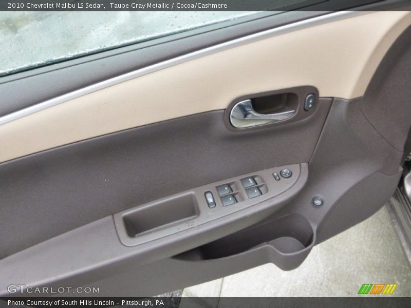 Taupe Gray Metallic / Cocoa/Cashmere 2010 Chevrolet Malibu LS Sedan