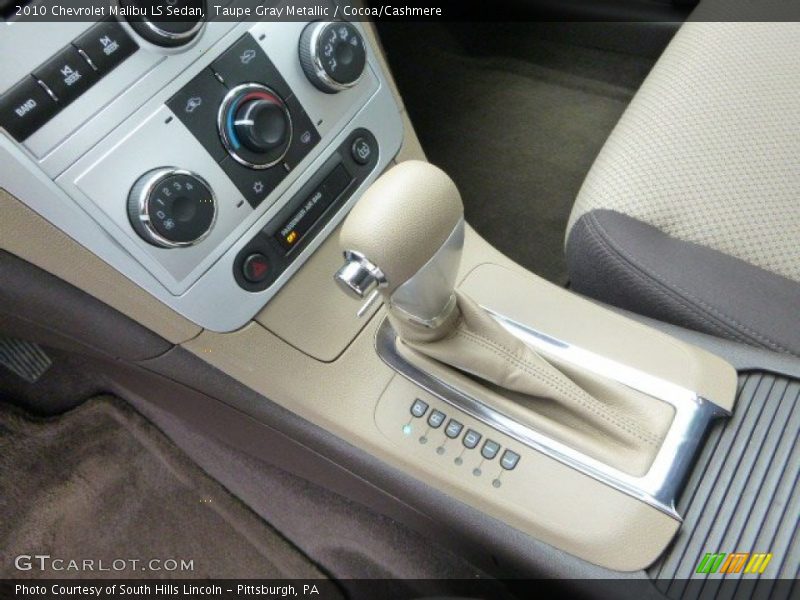 Taupe Gray Metallic / Cocoa/Cashmere 2010 Chevrolet Malibu LS Sedan