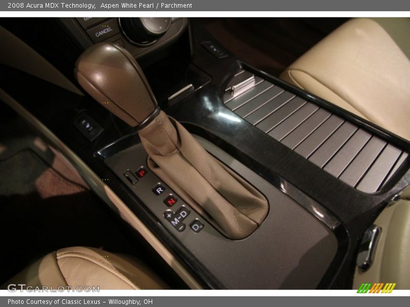 Aspen White Pearl / Parchment 2008 Acura MDX Technology