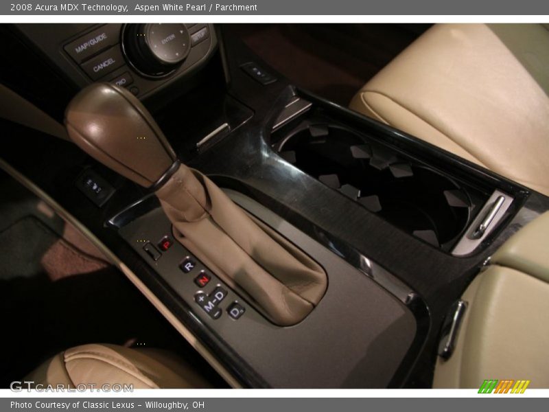 Aspen White Pearl / Parchment 2008 Acura MDX Technology