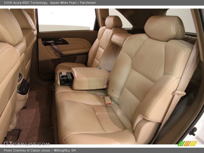 Aspen White Pearl / Parchment 2008 Acura MDX Technology