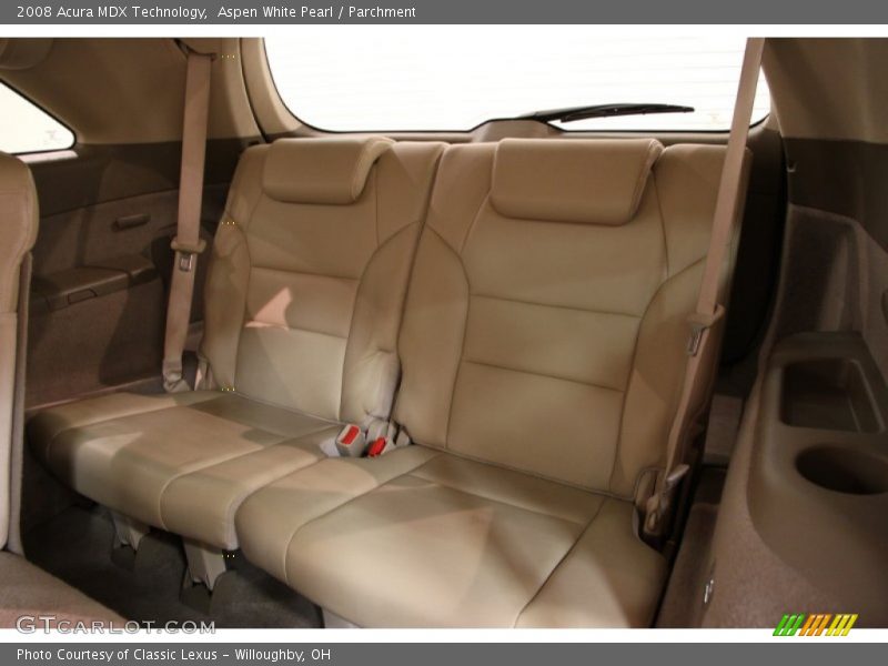 Aspen White Pearl / Parchment 2008 Acura MDX Technology