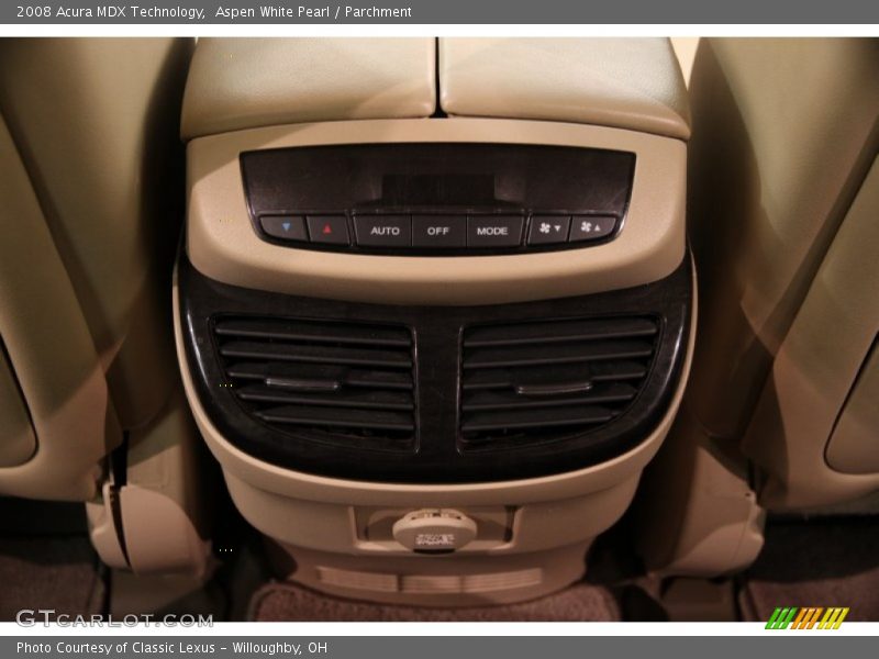 Aspen White Pearl / Parchment 2008 Acura MDX Technology