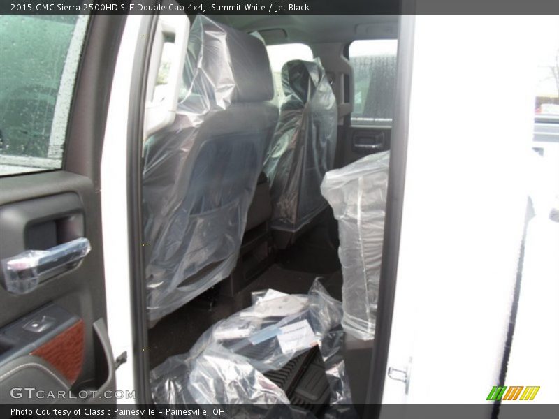 Summit White / Jet Black 2015 GMC Sierra 2500HD SLE Double Cab 4x4