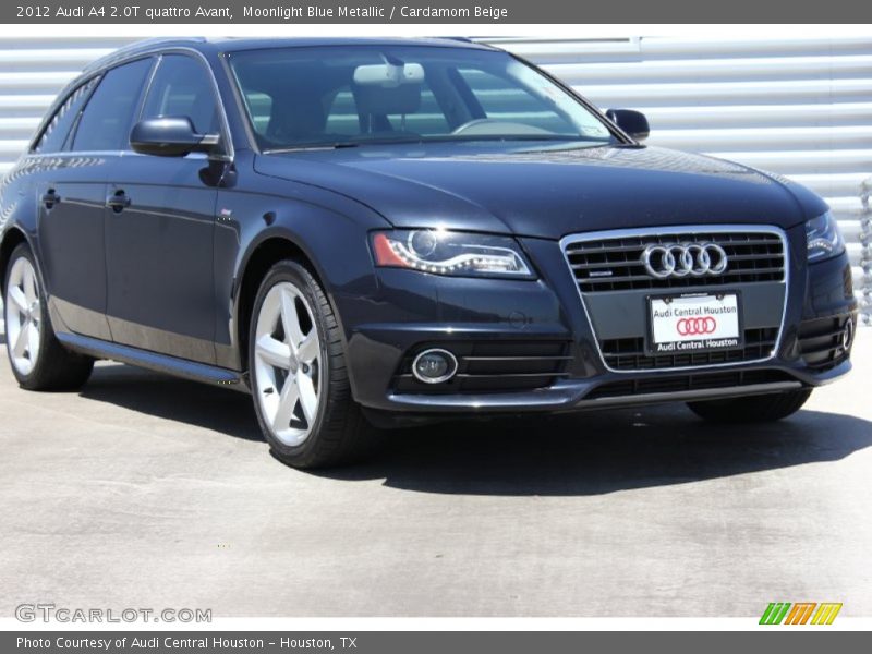 Moonlight Blue Metallic / Cardamom Beige 2012 Audi A4 2.0T quattro Avant