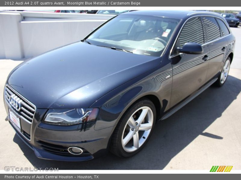 Moonlight Blue Metallic / Cardamom Beige 2012 Audi A4 2.0T quattro Avant
