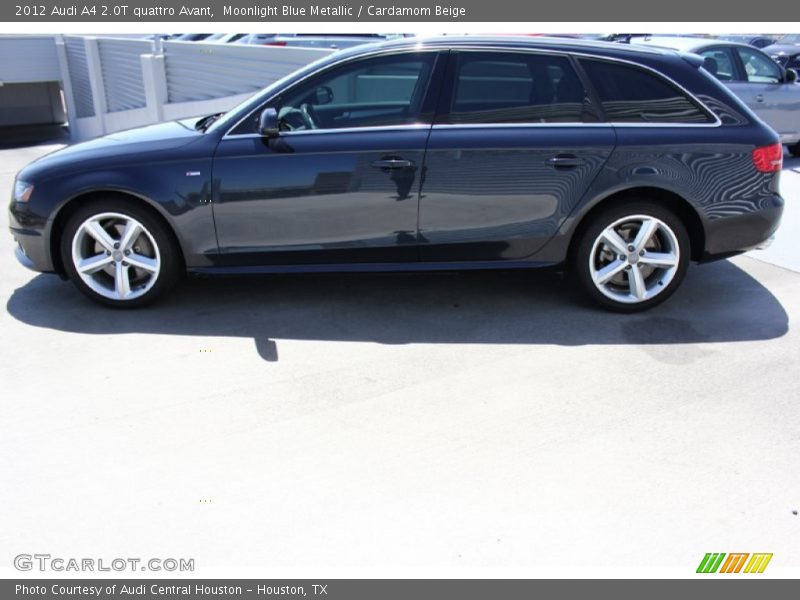 Moonlight Blue Metallic / Cardamom Beige 2012 Audi A4 2.0T quattro Avant