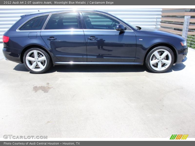 Moonlight Blue Metallic / Cardamom Beige 2012 Audi A4 2.0T quattro Avant