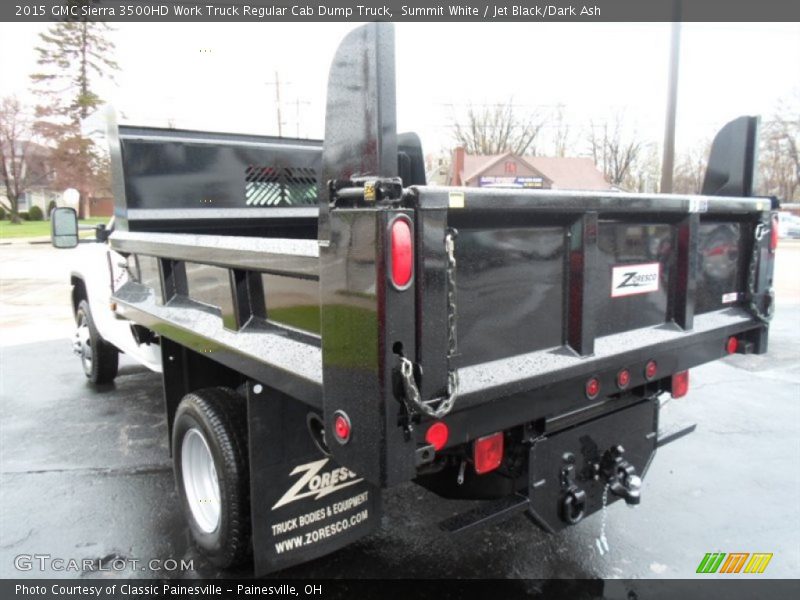 Summit White / Jet Black/Dark Ash 2015 GMC Sierra 3500HD Work Truck Regular Cab Dump Truck