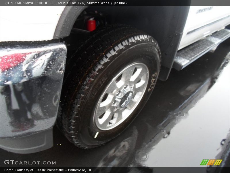 Summit White / Jet Black 2015 GMC Sierra 2500HD SLT Double Cab 4x4