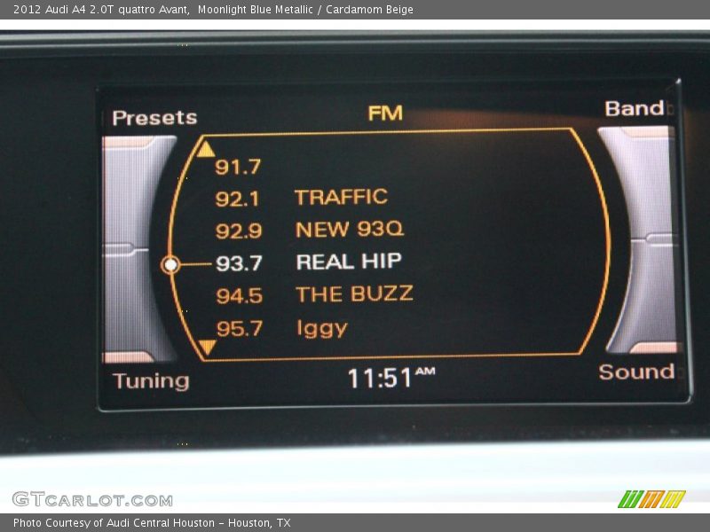 Moonlight Blue Metallic / Cardamom Beige 2012 Audi A4 2.0T quattro Avant