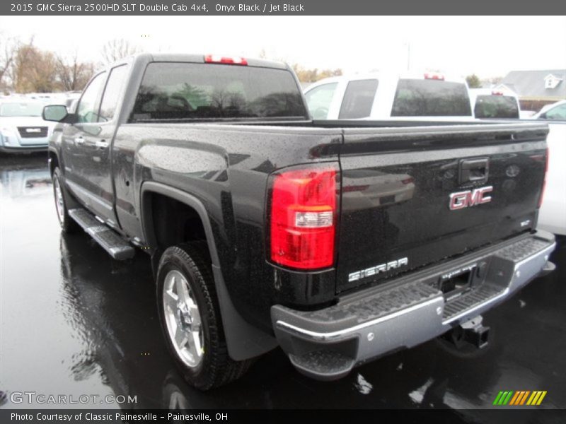 Onyx Black / Jet Black 2015 GMC Sierra 2500HD SLT Double Cab 4x4