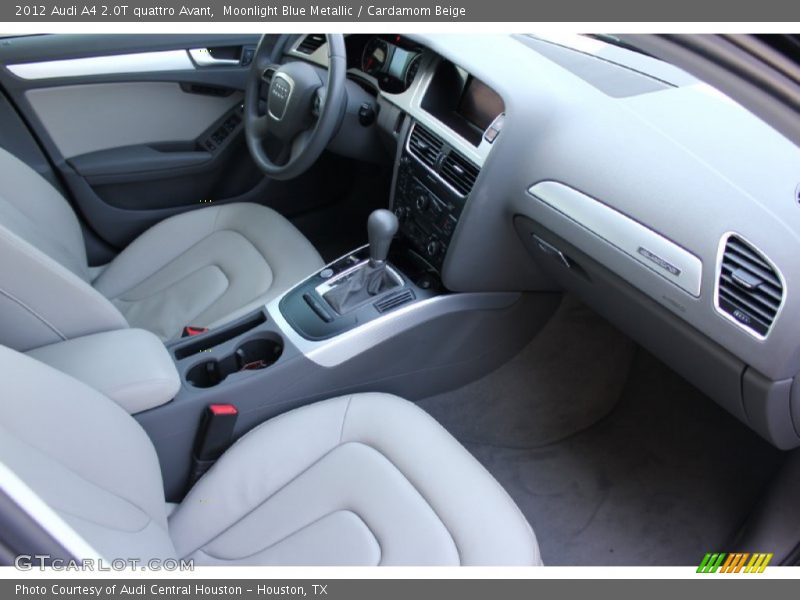 Moonlight Blue Metallic / Cardamom Beige 2012 Audi A4 2.0T quattro Avant