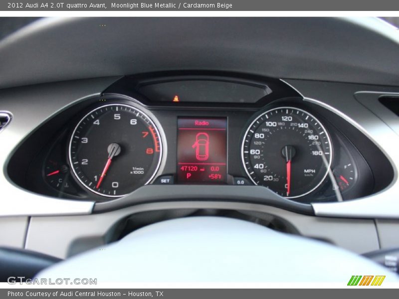 Moonlight Blue Metallic / Cardamom Beige 2012 Audi A4 2.0T quattro Avant