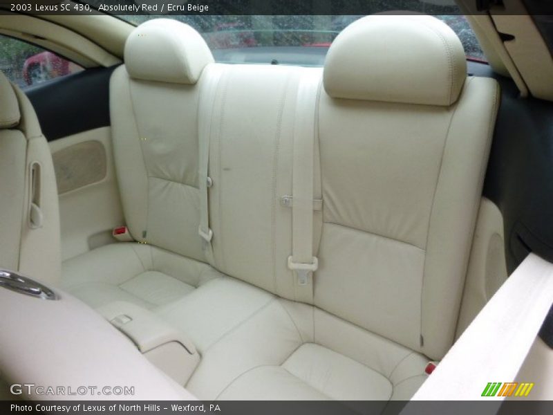 Absolutely Red / Ecru Beige 2003 Lexus SC 430