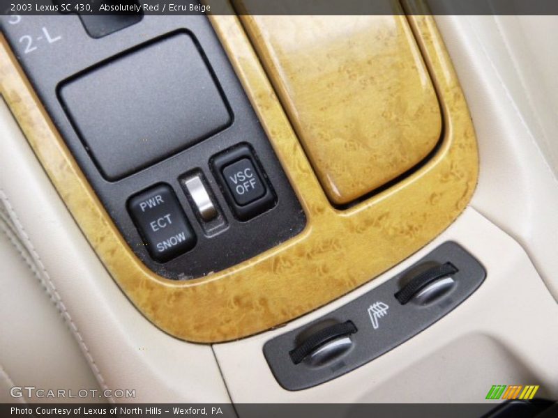 Absolutely Red / Ecru Beige 2003 Lexus SC 430