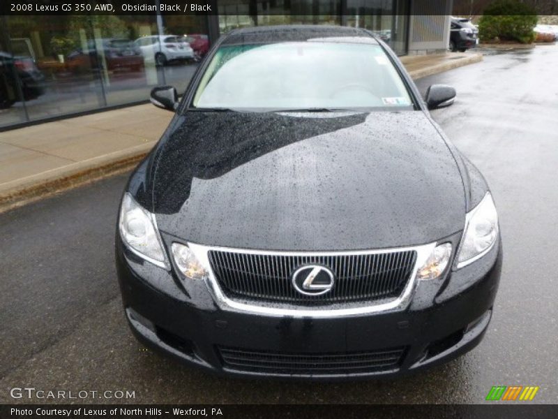 Obsidian Black / Black 2008 Lexus GS 350 AWD