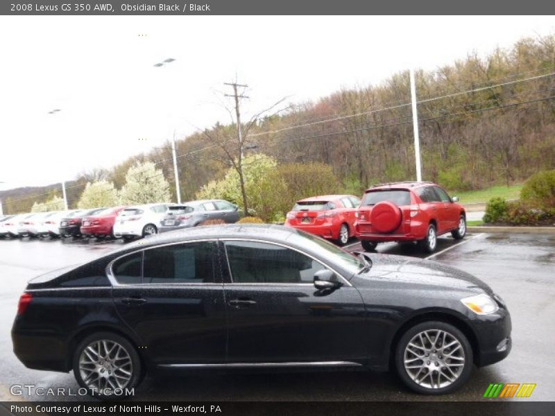 Obsidian Black / Black 2008 Lexus GS 350 AWD