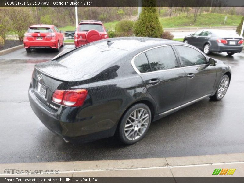 Obsidian Black / Black 2008 Lexus GS 350 AWD