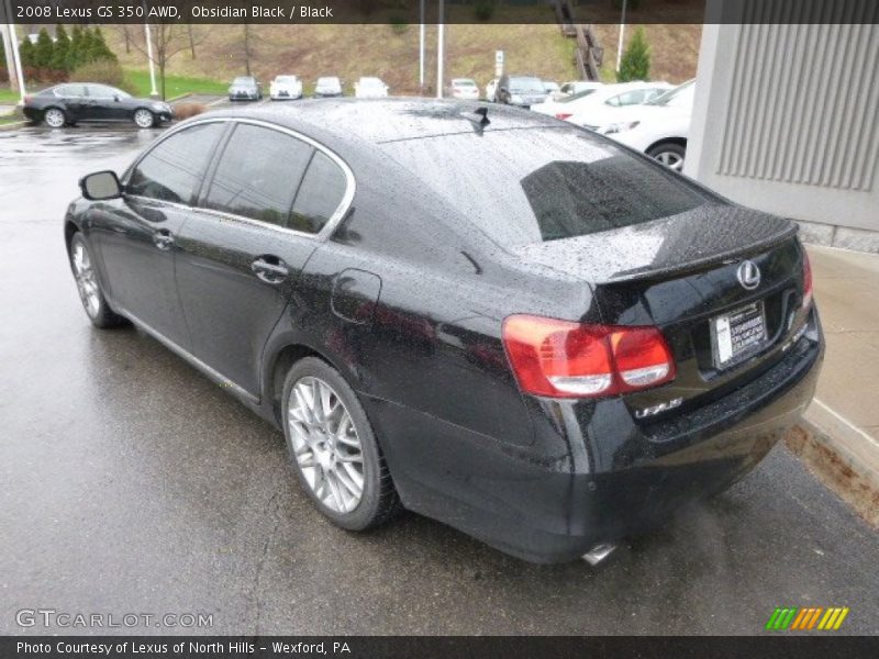 Obsidian Black / Black 2008 Lexus GS 350 AWD