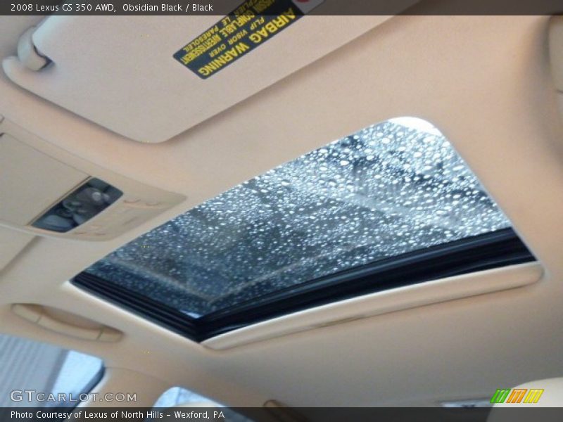 Obsidian Black / Black 2008 Lexus GS 350 AWD