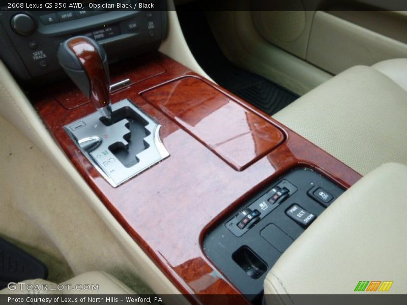 Obsidian Black / Black 2008 Lexus GS 350 AWD