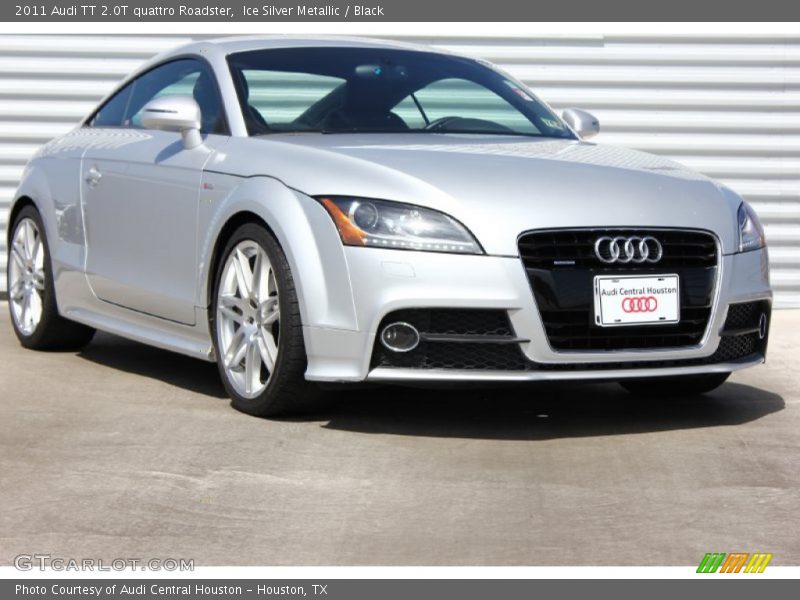 Ice Silver Metallic / Black 2011 Audi TT 2.0T quattro Roadster