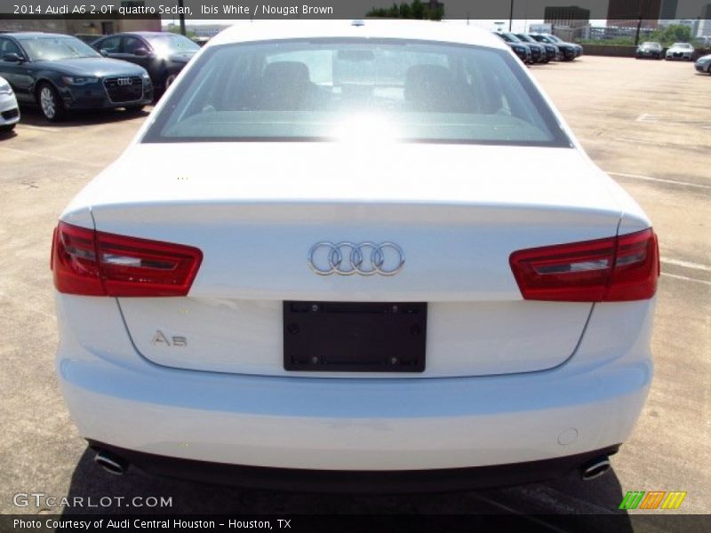Ibis White / Nougat Brown 2014 Audi A6 2.0T quattro Sedan
