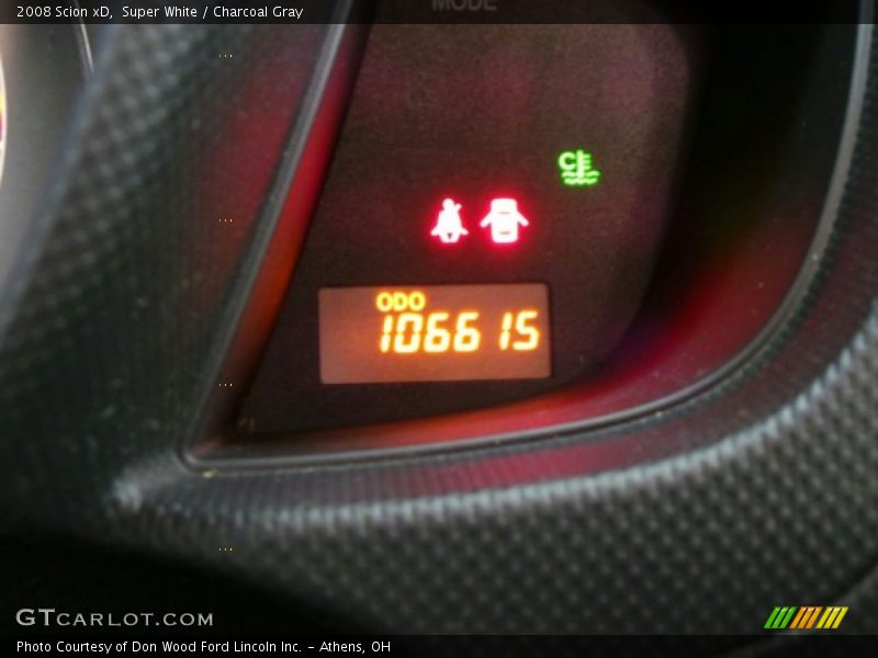Super White / Charcoal Gray 2008 Scion xD