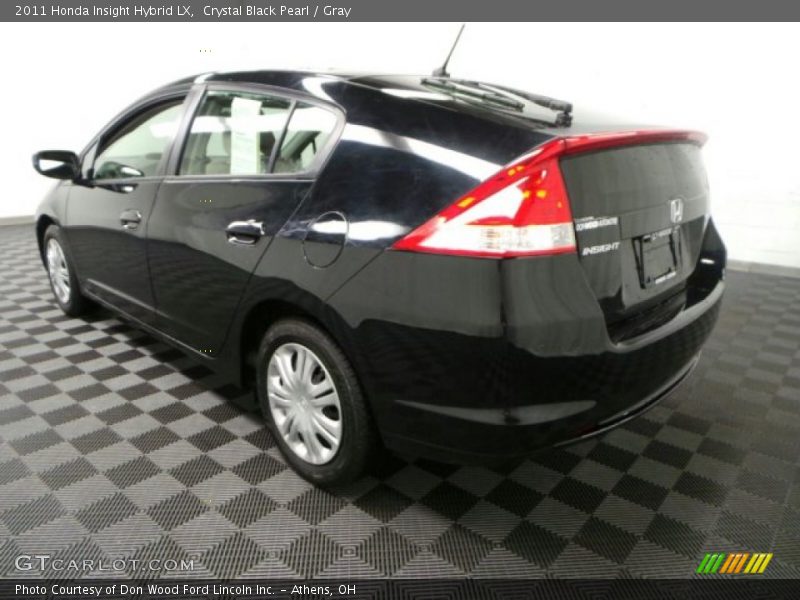 Crystal Black Pearl / Gray 2011 Honda Insight Hybrid LX
