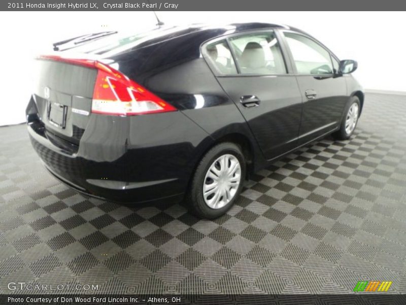 Crystal Black Pearl / Gray 2011 Honda Insight Hybrid LX