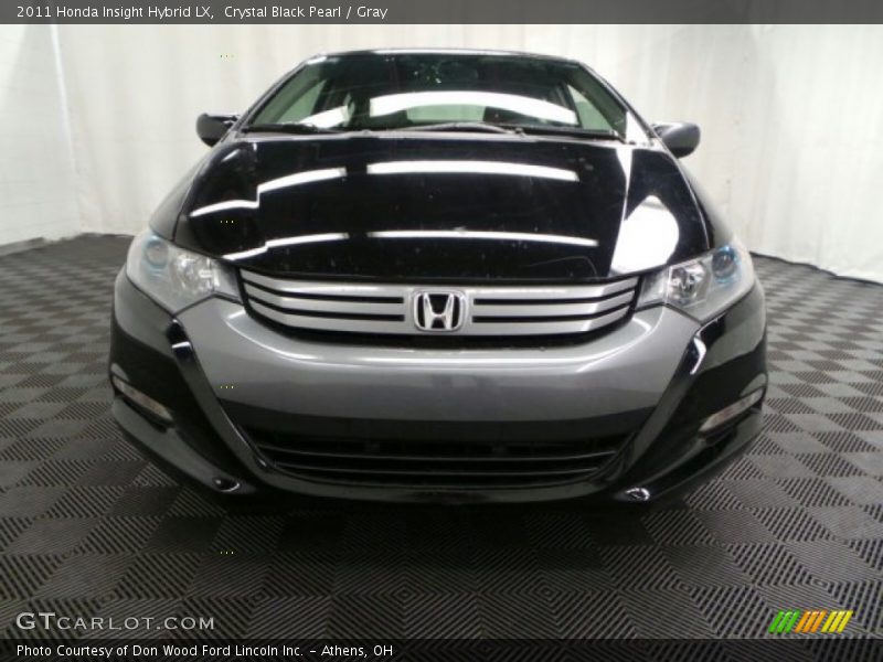 Crystal Black Pearl / Gray 2011 Honda Insight Hybrid LX