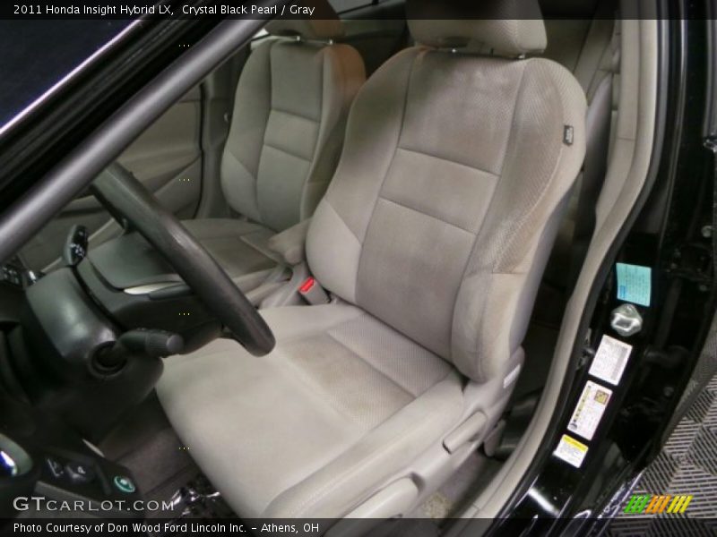 Crystal Black Pearl / Gray 2011 Honda Insight Hybrid LX