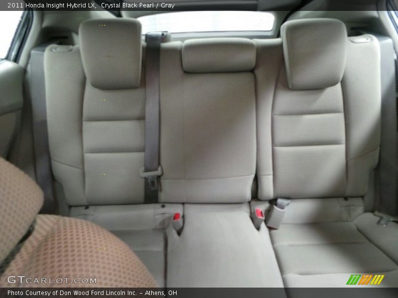 Crystal Black Pearl / Gray 2011 Honda Insight Hybrid LX