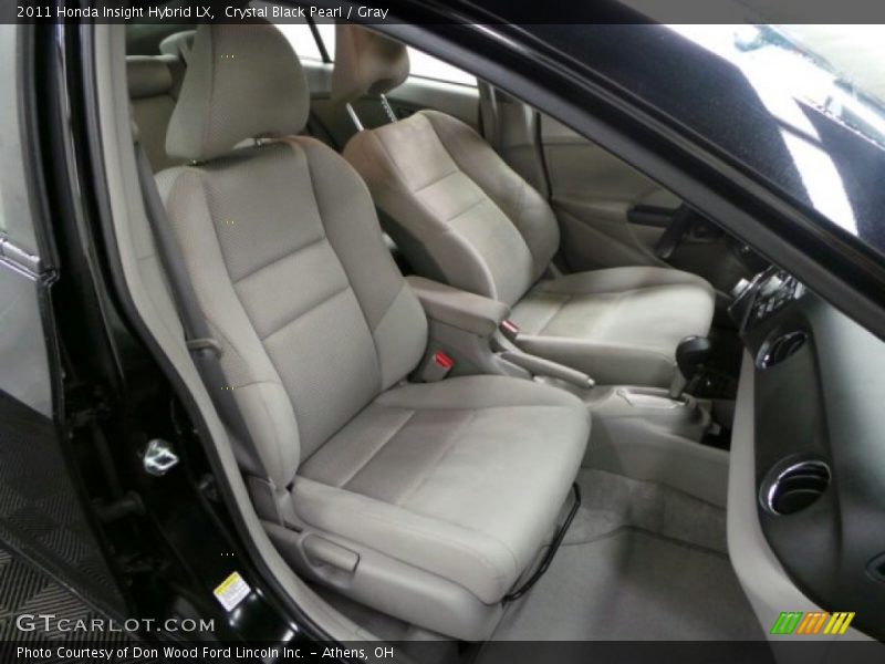 Crystal Black Pearl / Gray 2011 Honda Insight Hybrid LX