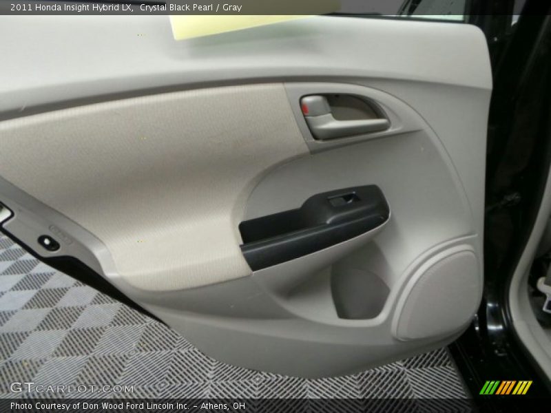 Crystal Black Pearl / Gray 2011 Honda Insight Hybrid LX