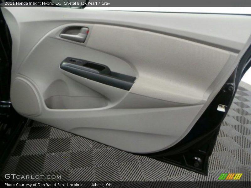 Crystal Black Pearl / Gray 2011 Honda Insight Hybrid LX