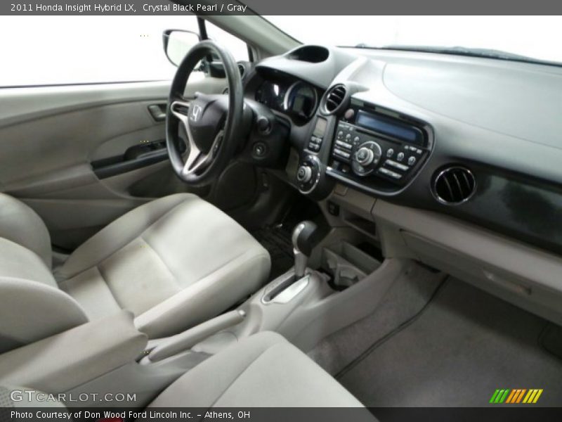 Crystal Black Pearl / Gray 2011 Honda Insight Hybrid LX