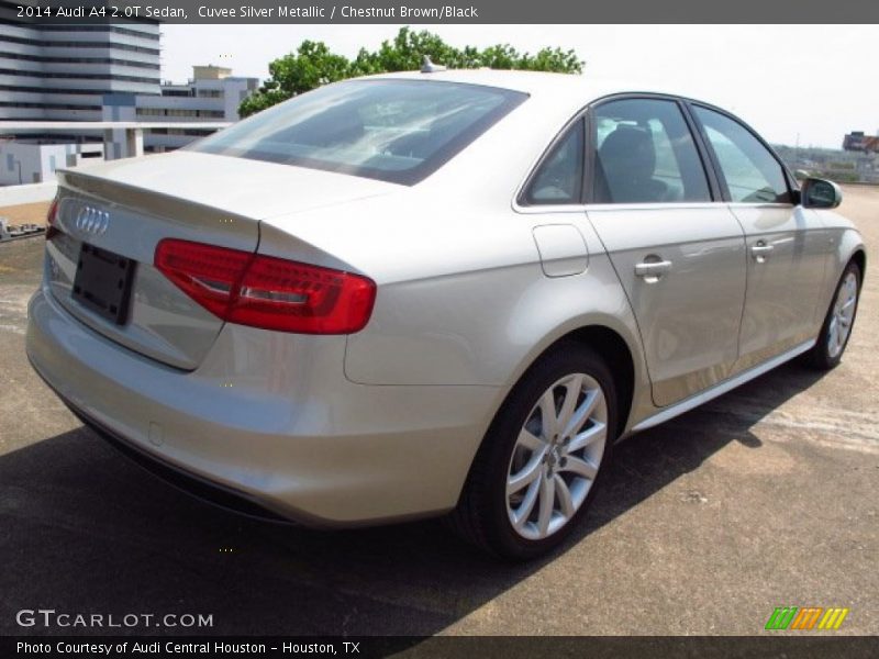 Cuvee Silver Metallic / Chestnut Brown/Black 2014 Audi A4 2.0T Sedan