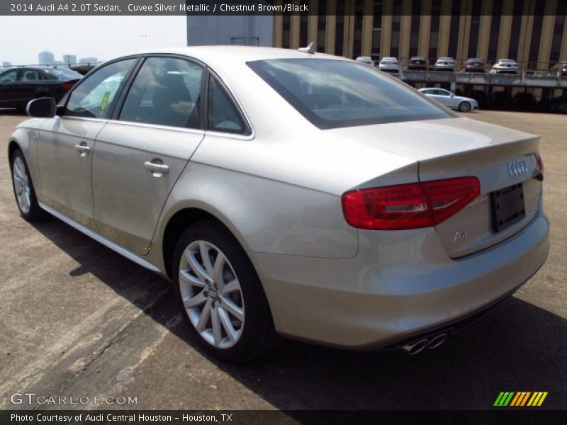Cuvee Silver Metallic / Chestnut Brown/Black 2014 Audi A4 2.0T Sedan